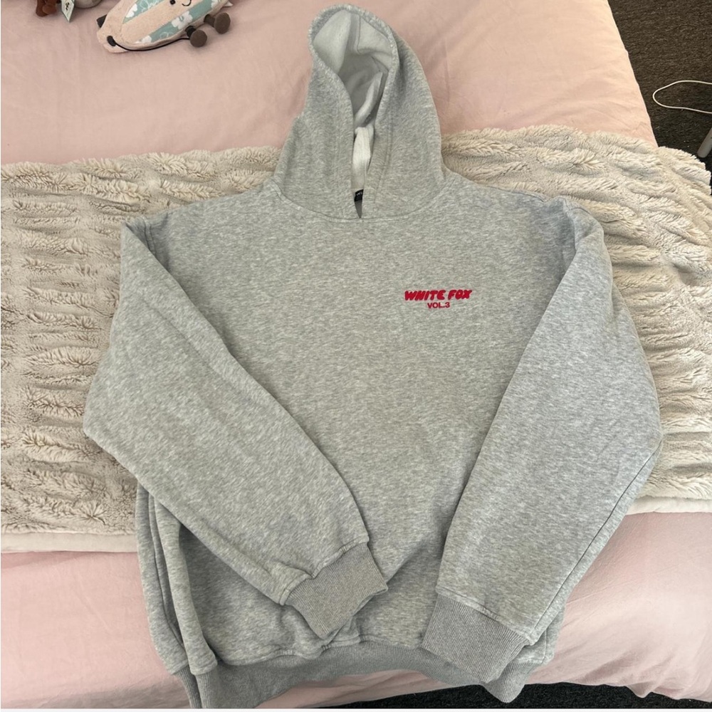 White Fox Boutique Gray Hoodie